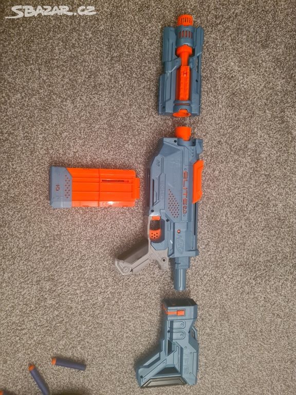 Zánovní pistole ELITE NERF ECHO 4 v 1. PC:1250 Kč - 2