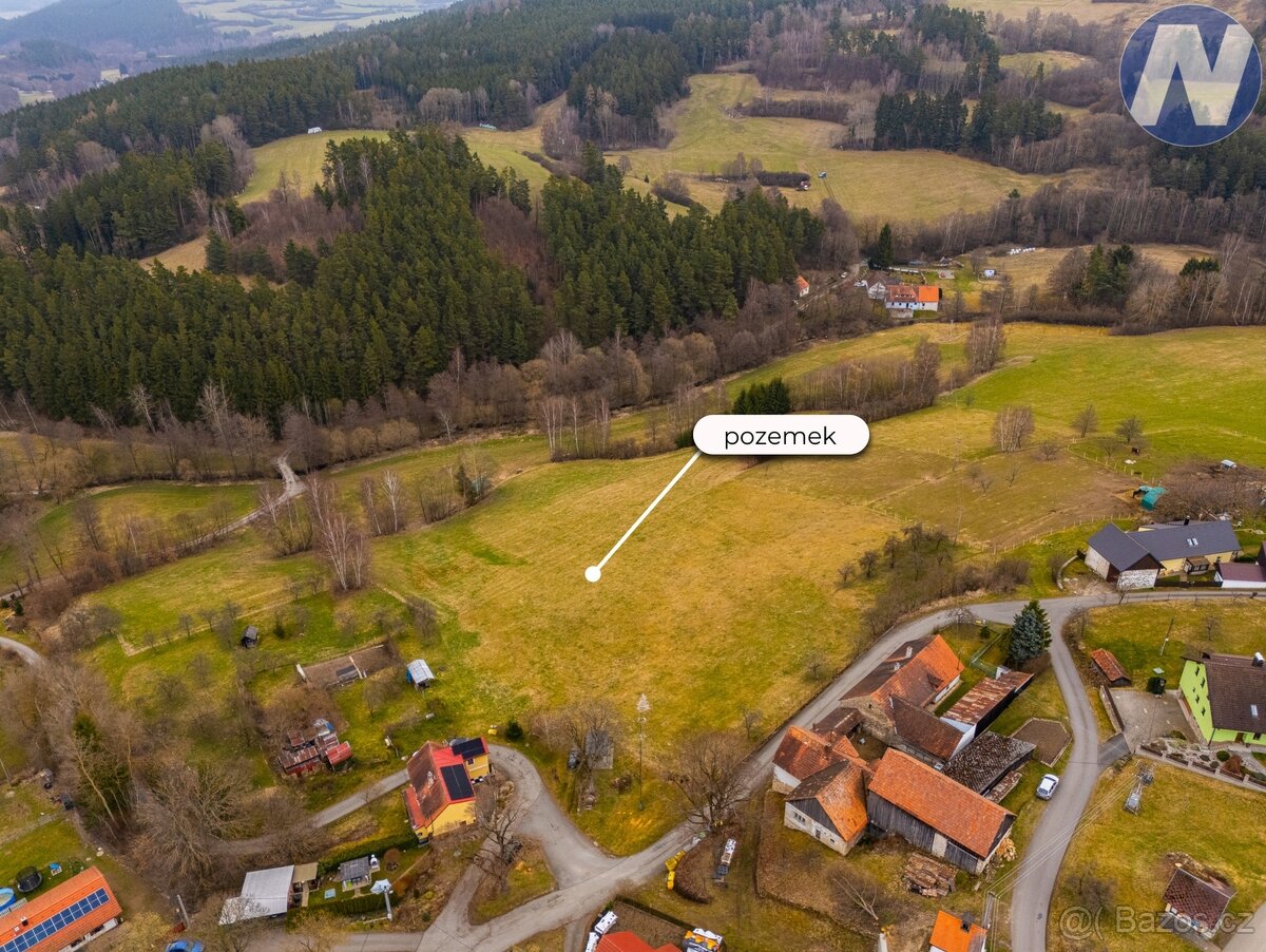 Prodej stavebního pozemku, Bošice - Hradčany - 2