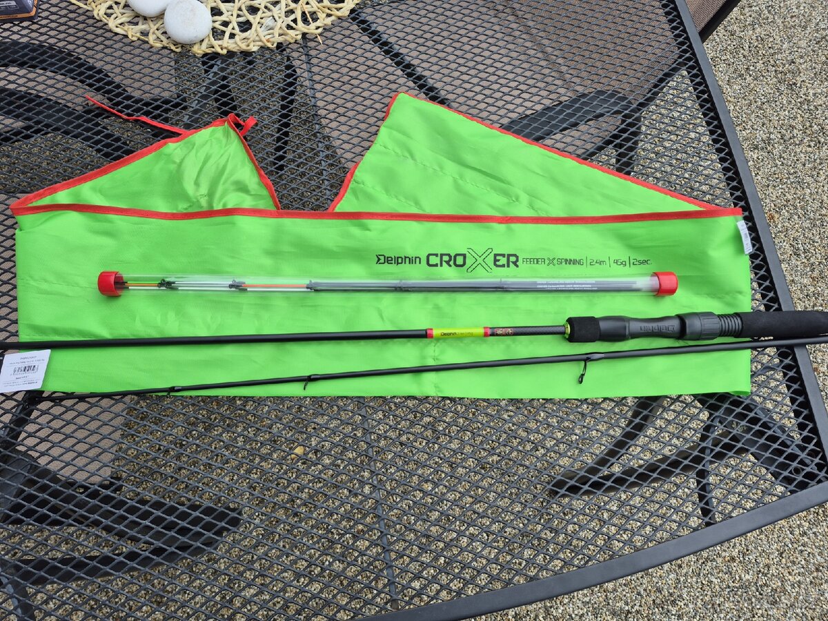 Rybářský prut feeder delphin croxer 2,4m 45g - 2