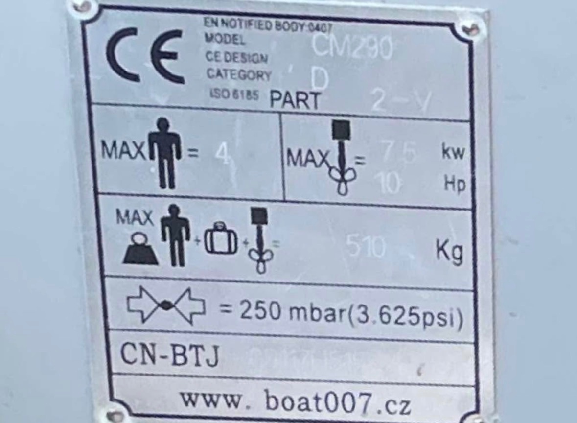 Člun boat 007 290cm - 2