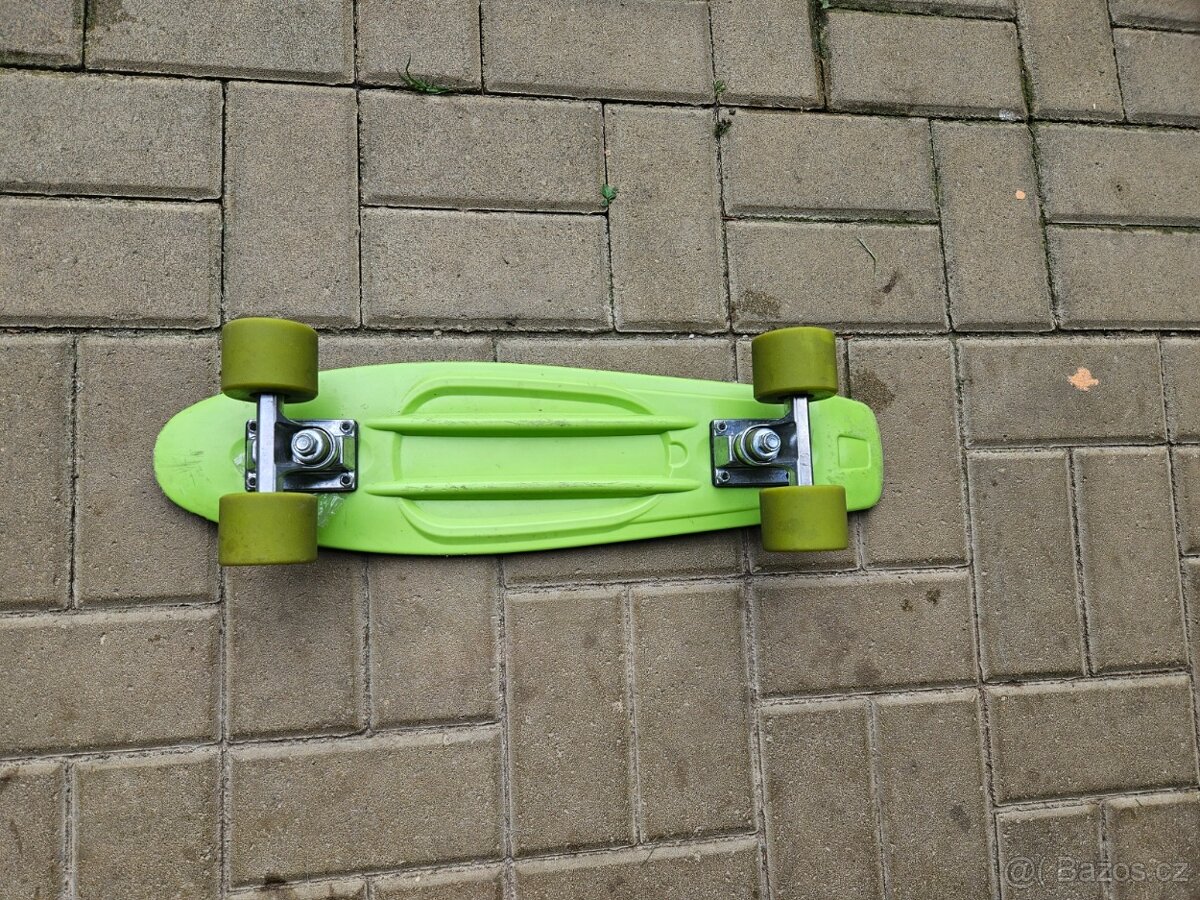 Skateboard Hudora Retro Lemon Green - 2