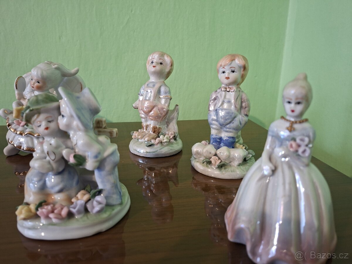 Sada 7 porcelánových sošek – výška 13 cm - 2