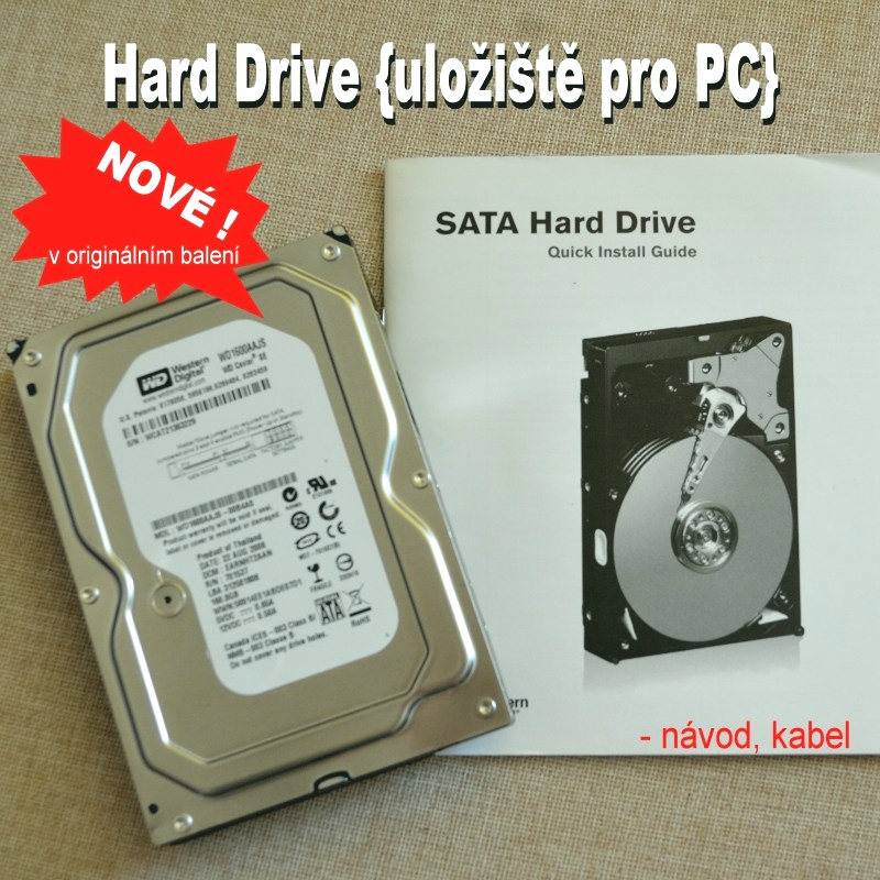 Western Digital – kvalitní pevný disk 3.5 - NOVÝ - 2