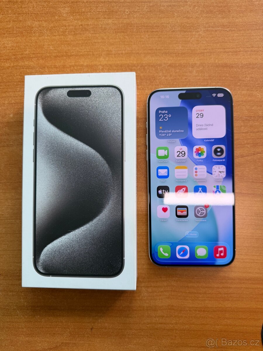 Apple iPhone 15 Pro Max 256 GB – White Titanium – záruka - 2