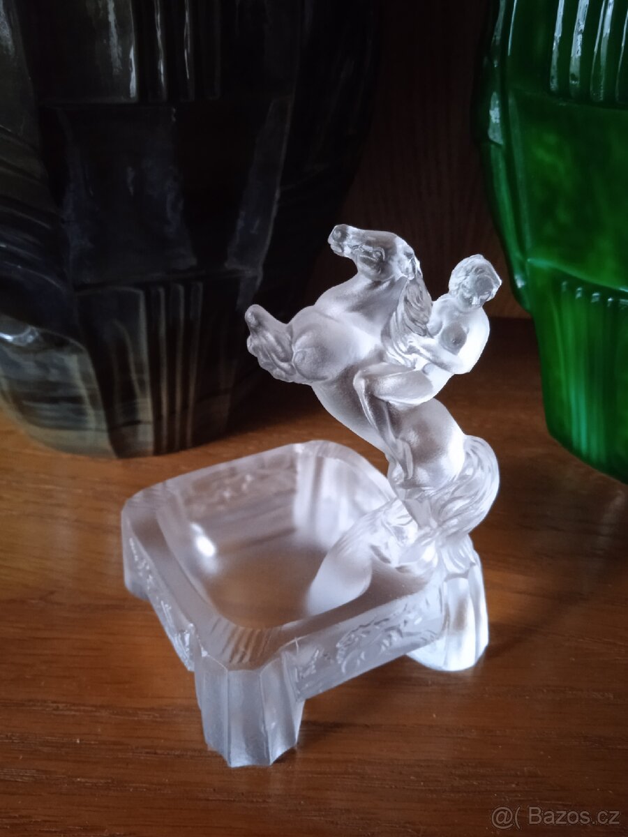 Popelník art Deco, Hoffmann? Sklárny Desná. - 2