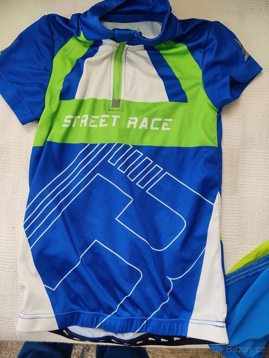 dětské cyklo oblečení cca 8 -10 let - 2
