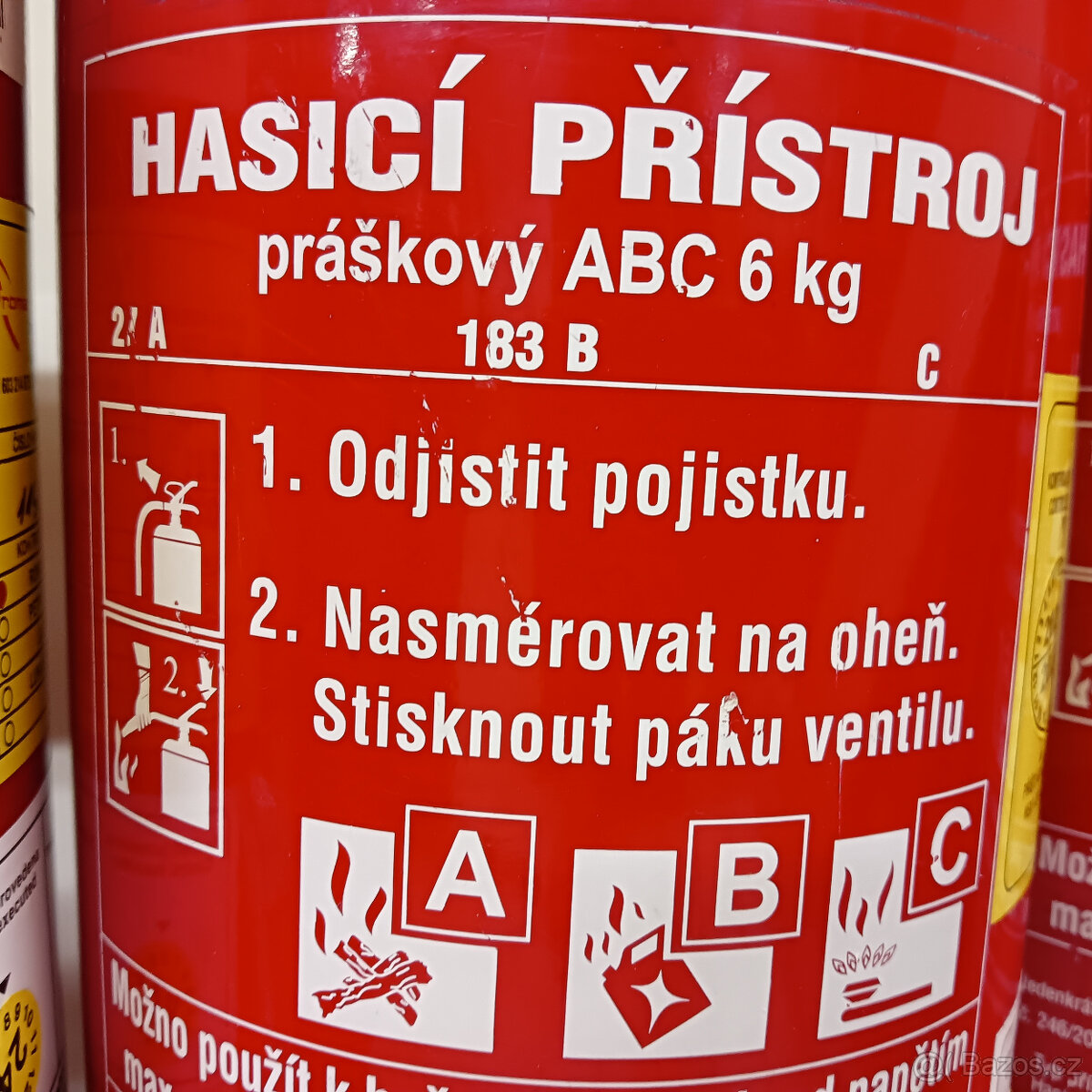 Hasící přístroj práškový ABC 6kg - 2