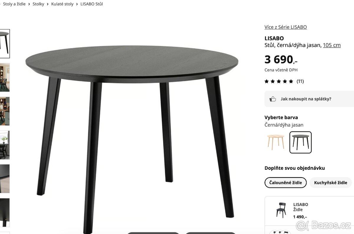Jidelní stůl Ikea LISABO - 2