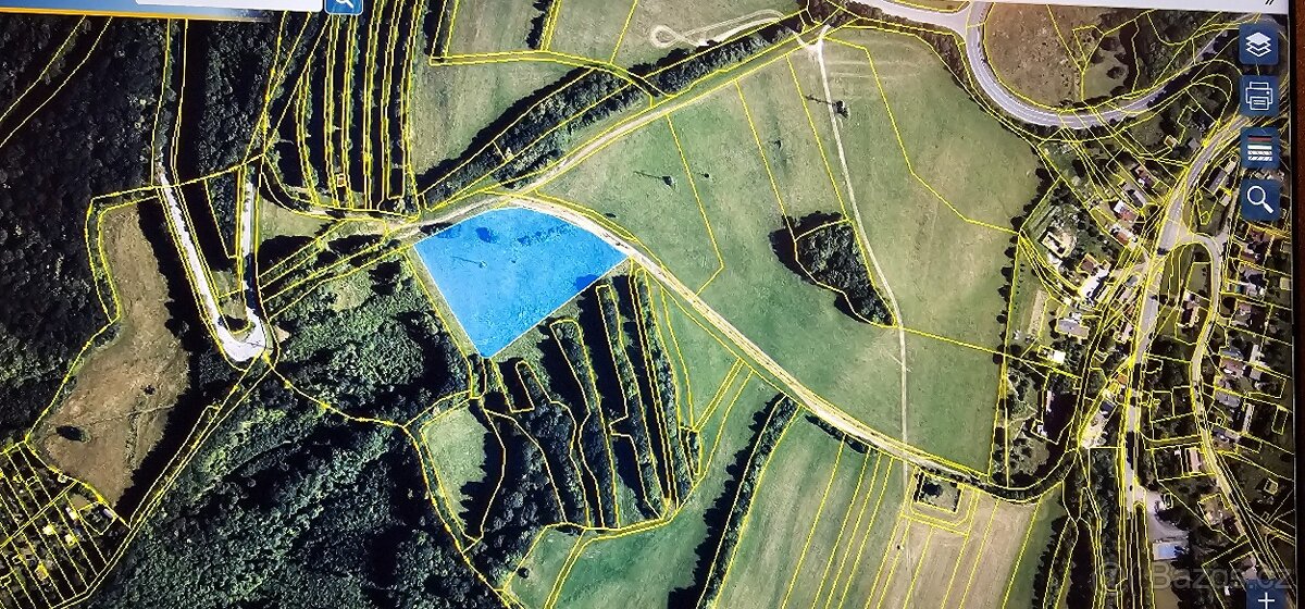 Prodej pozemků - louky, Lipina u Šternberka, celkem 24 555m2 - 2