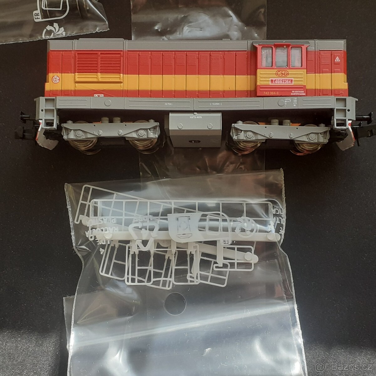 Lokomotiva T466-2364 v meritku N - 2