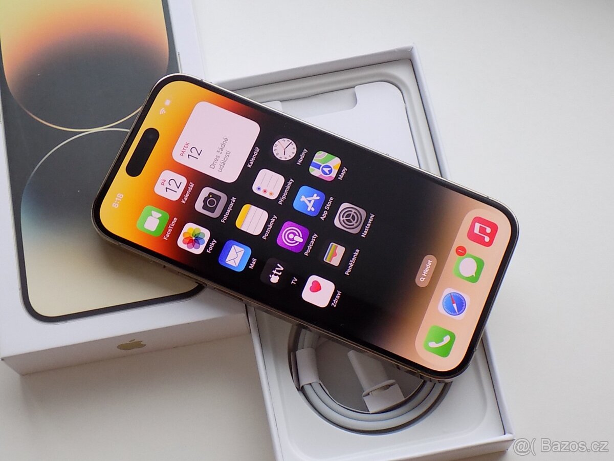 Apple iPhone 14 Pro MAX 128GB Zlatý - ZÁRUKA 12 MĚSÍCŮ - 2