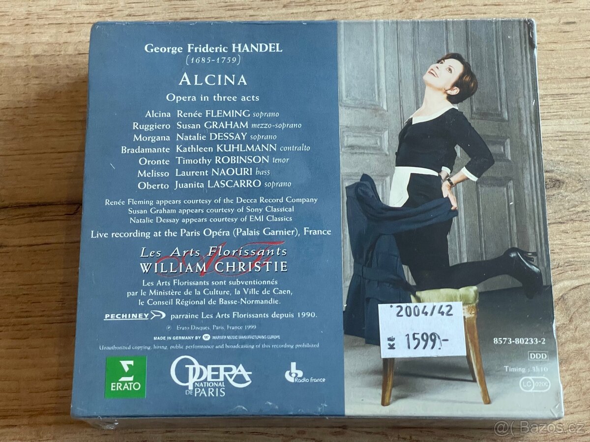 CD – Handel Alcina – nové, zabalené - 2