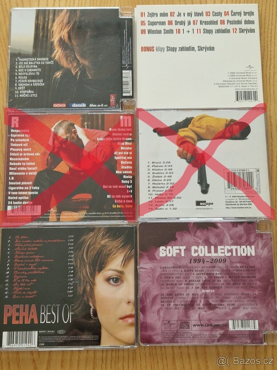 CD: Michal Hrůza (Ready Kirken); Support Lesbiens; Peha - 2