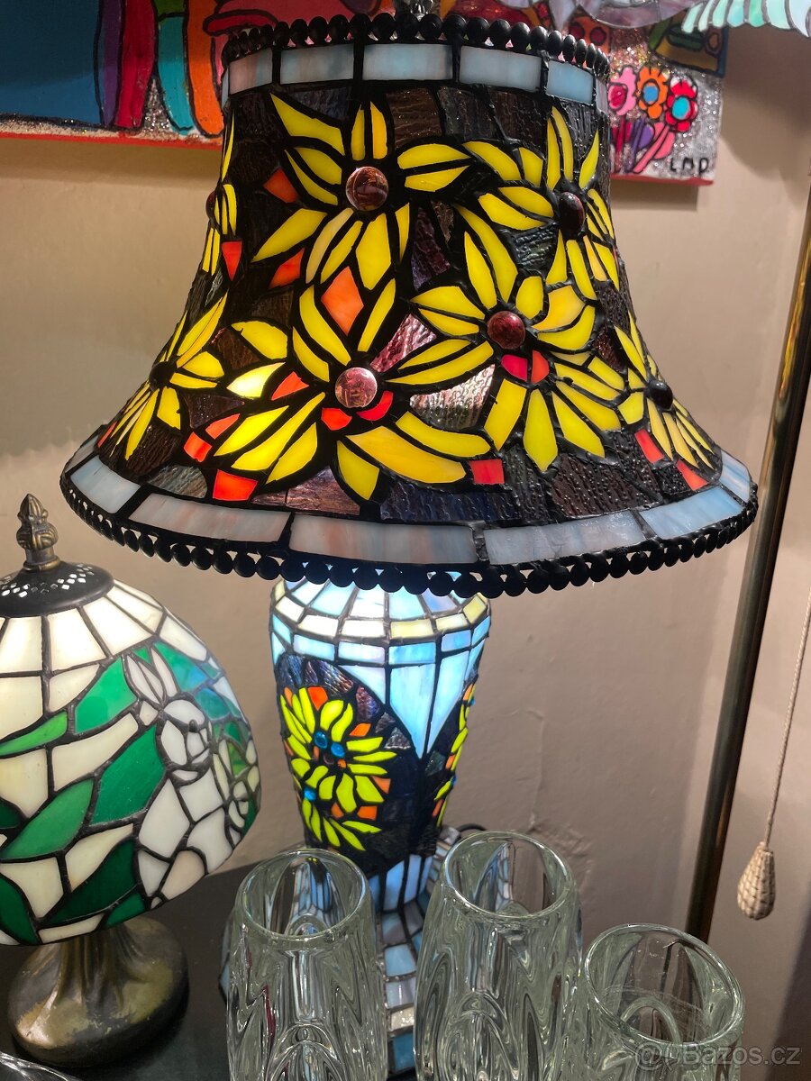 Vitrážová lampa - 2