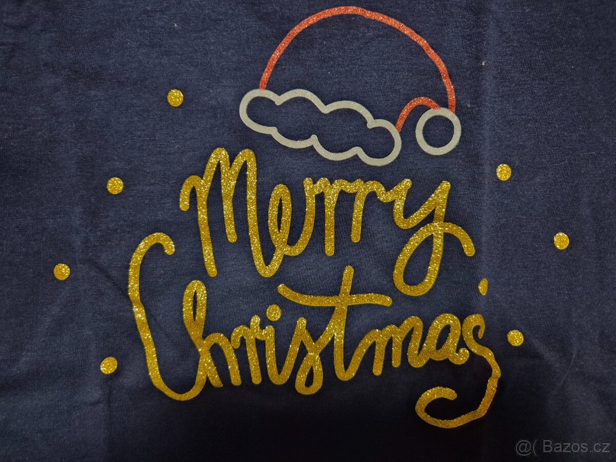 Tričko vánoční, vel. 134 - 2