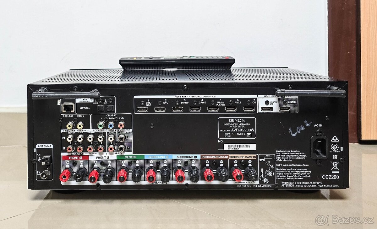 Denon AVR-X2200W / AirPlay Bluetooth Dolby Atmos Wi-Fi... - 2