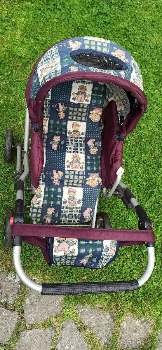 Dětský kočárek větší pro cca 3-5 let - 2