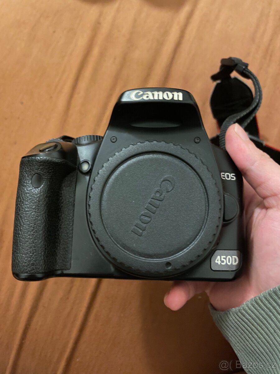 Canon EOS 450D + EF-S 18–55 + Tamron 55–200 + příslušenství - 2