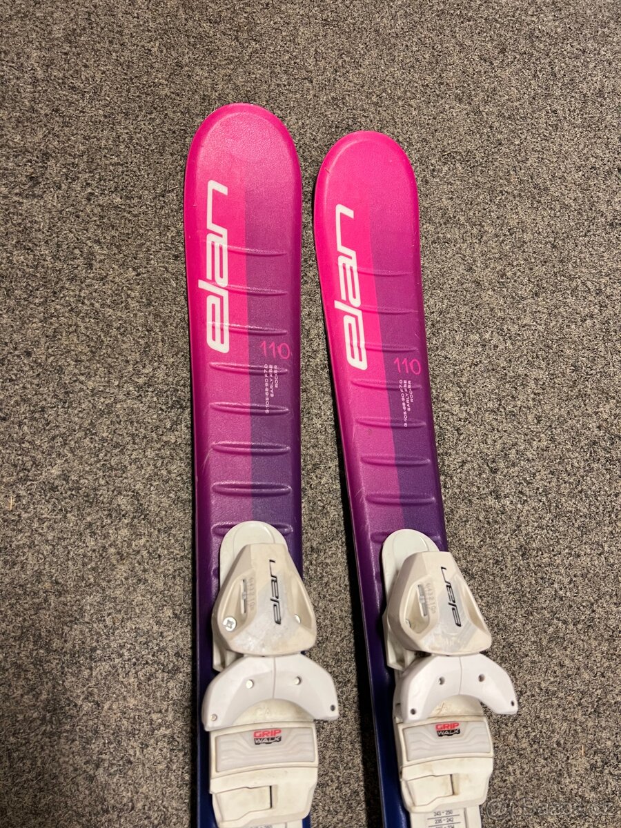 Dětské dívčí lyže ELAN - Sky 110cm - 2