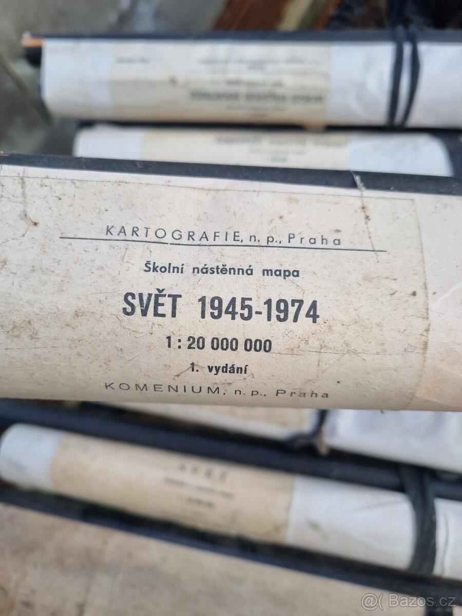 Školní mapa svět 180x130 - 2