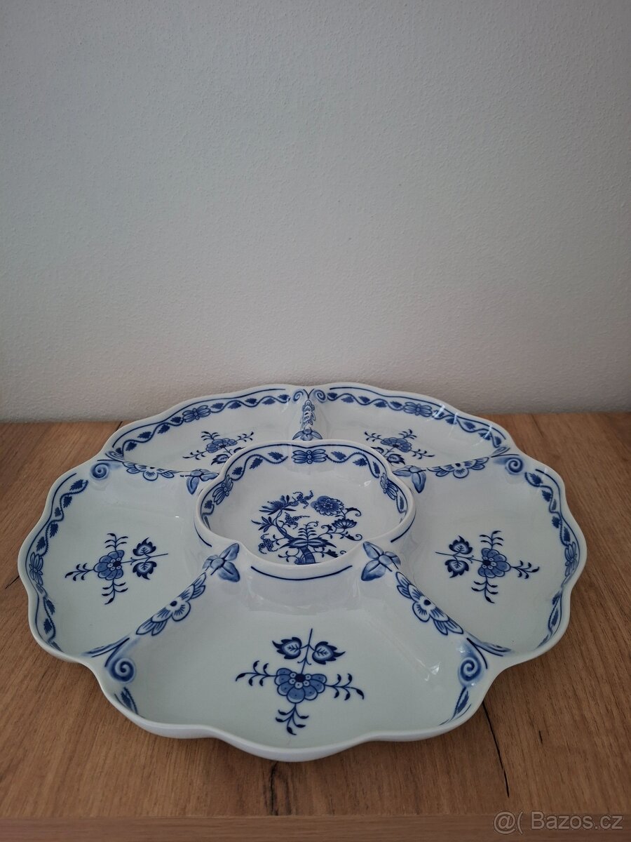 Cibulák - mísa šestidílná dělená 35,2 cm - 2