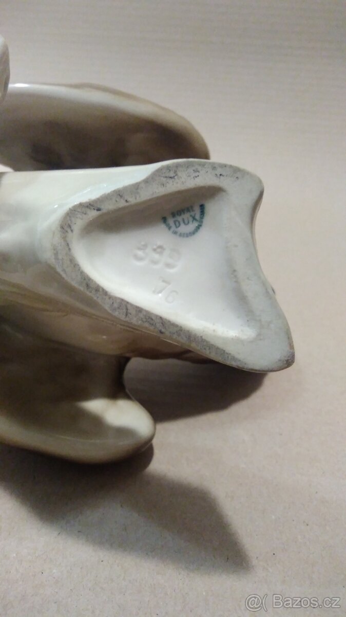 Soška tetřeva z porcelánu - 2