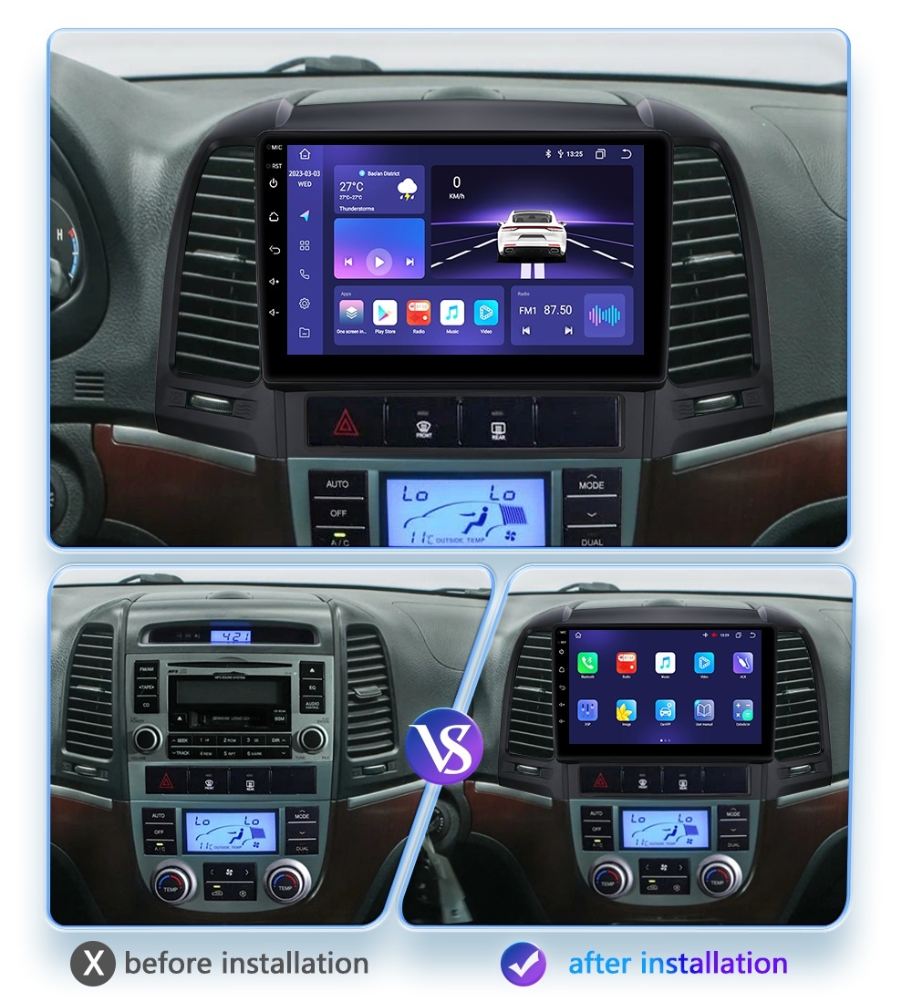 Santa Fe autorádio s Android Carplay - 2