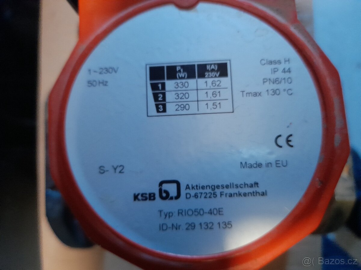 oběhové čerpadlo KSB, RIO 50-40E - 2