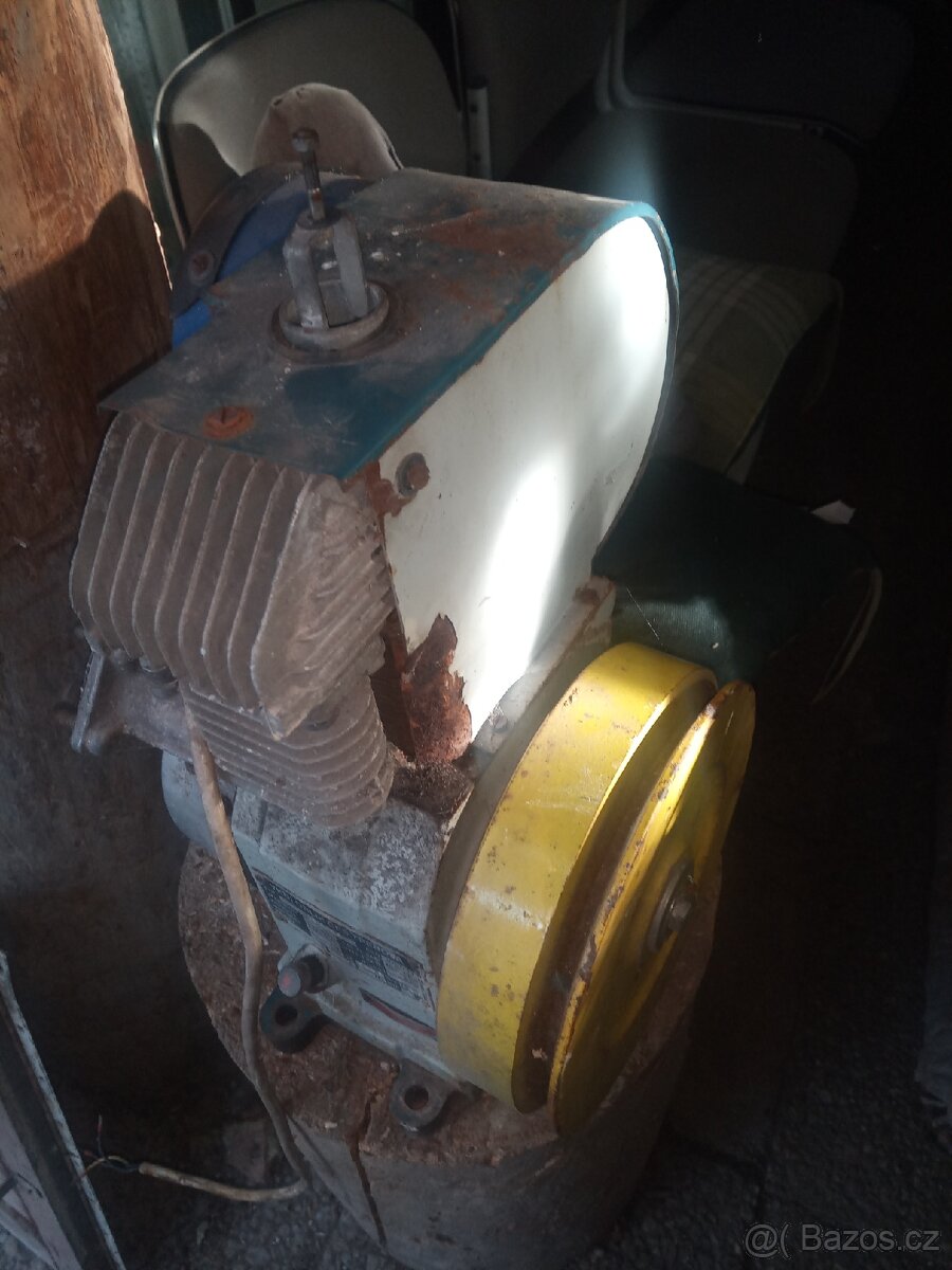 Orlík kompresor 1 válec originální nálezový - 2
