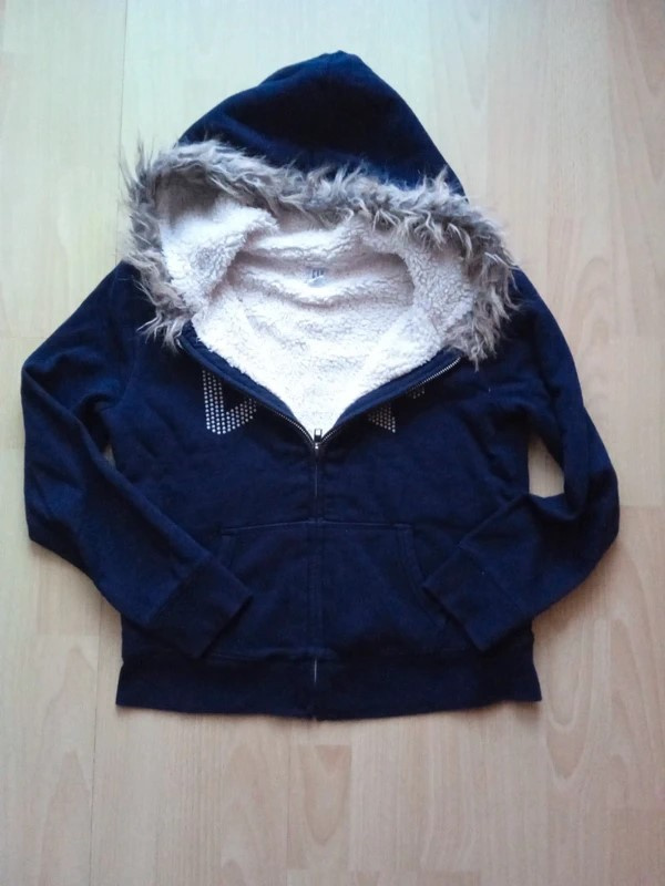 Teplá mikina zn. Gap vel. 140/145 - 2