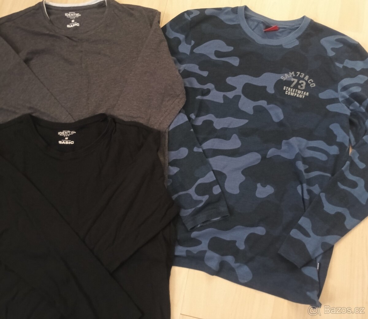 3x triko dlouhý rukáv vel.S - 2