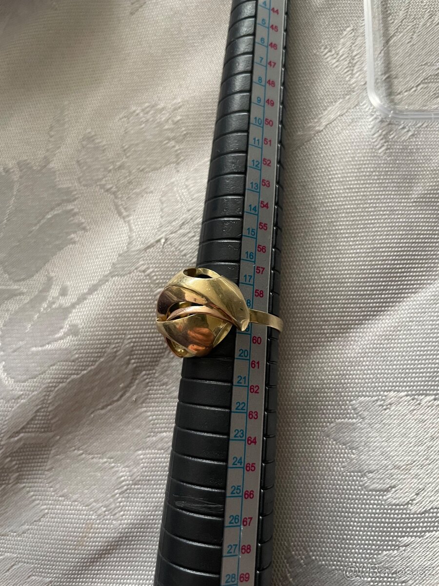 Dámský zlatý prsten 585 14k - 2