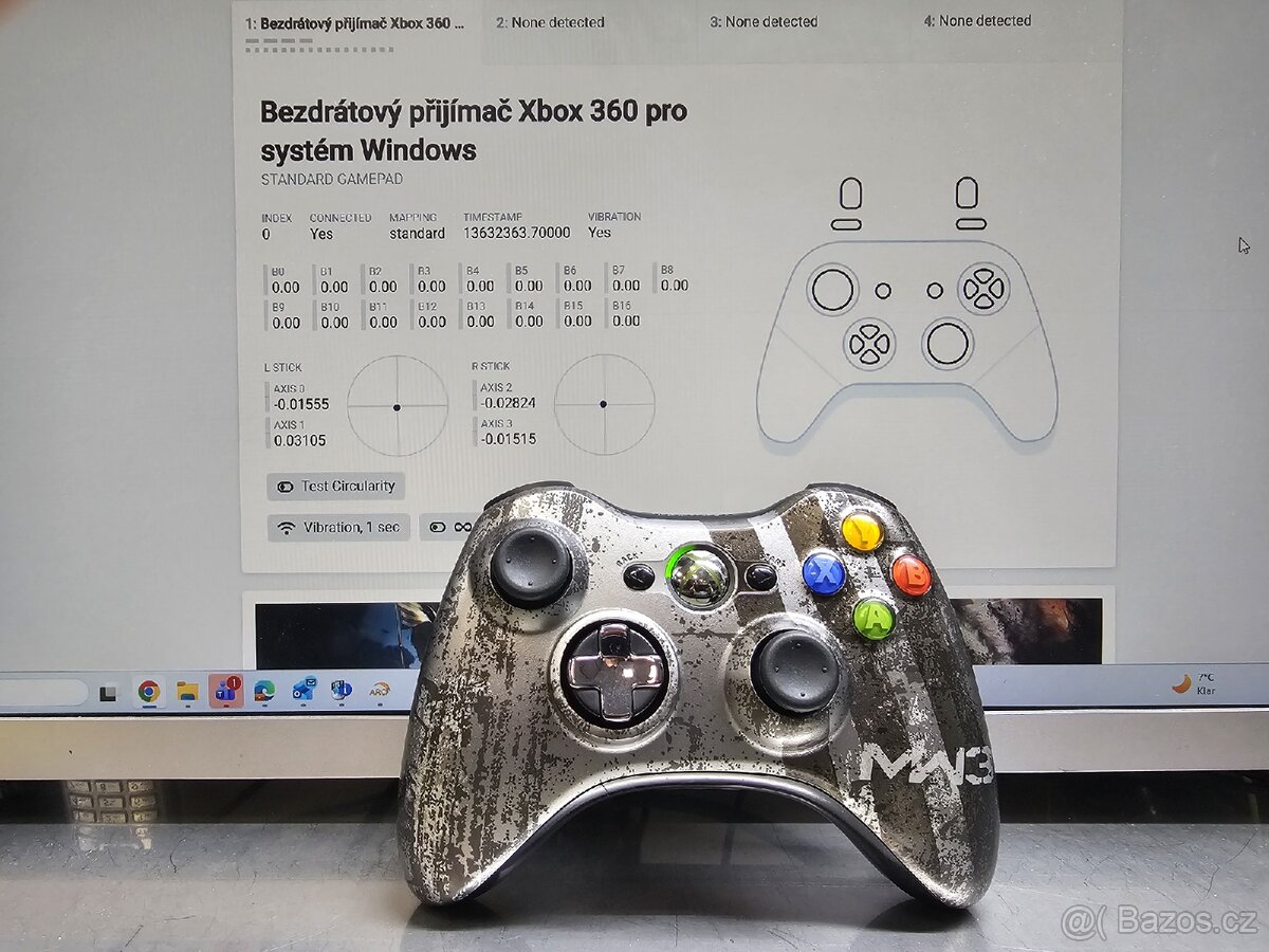 Limitovaný Xbox 360 ovladač: Modern Warfare 3 Edition - 2