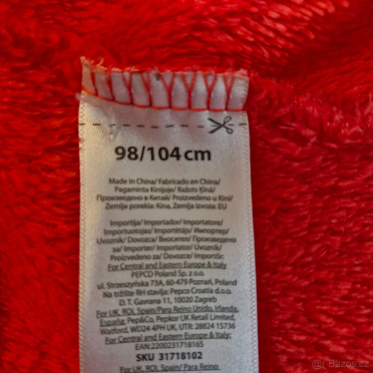 Dětský župan Spiderman vel.98-104 - 2