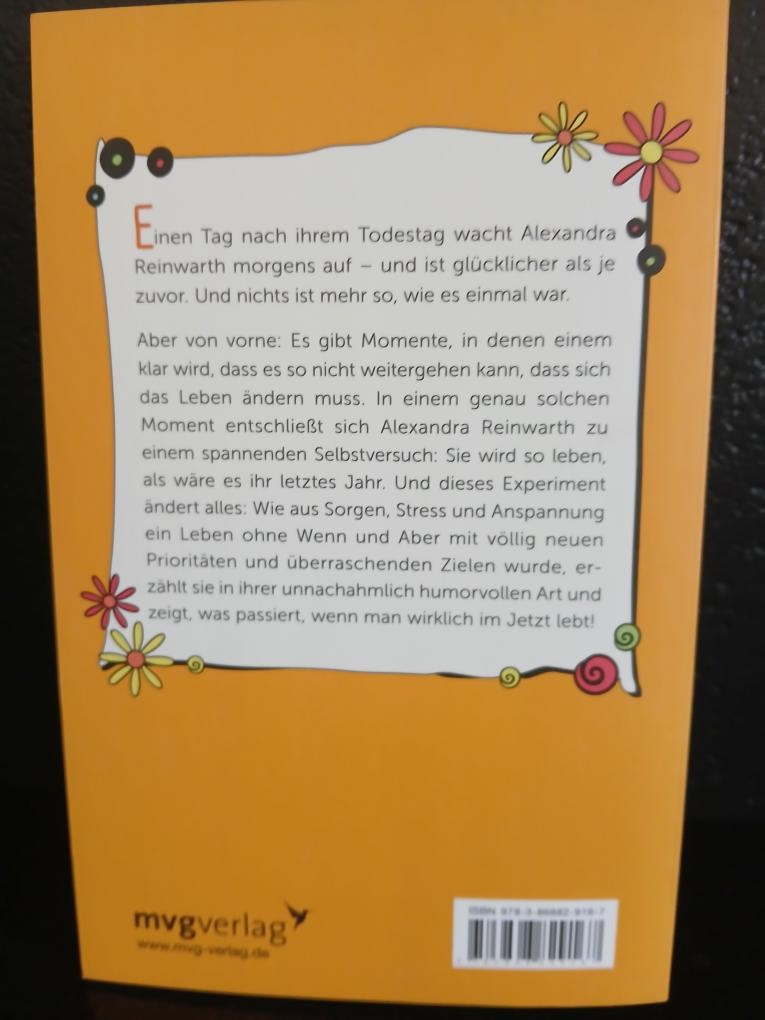 Kniha v němčině "Das Leben ist zu kurz für später" - 2