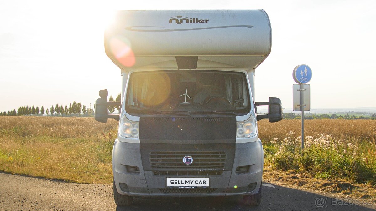 Fiat Ducato, Miller 2,3/96kW 6.míst Webasto - 2