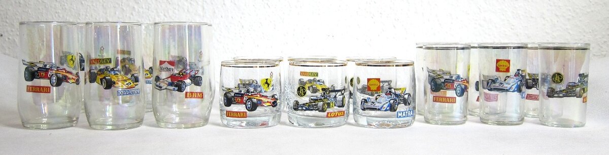 Skleničky formule 1 - 2