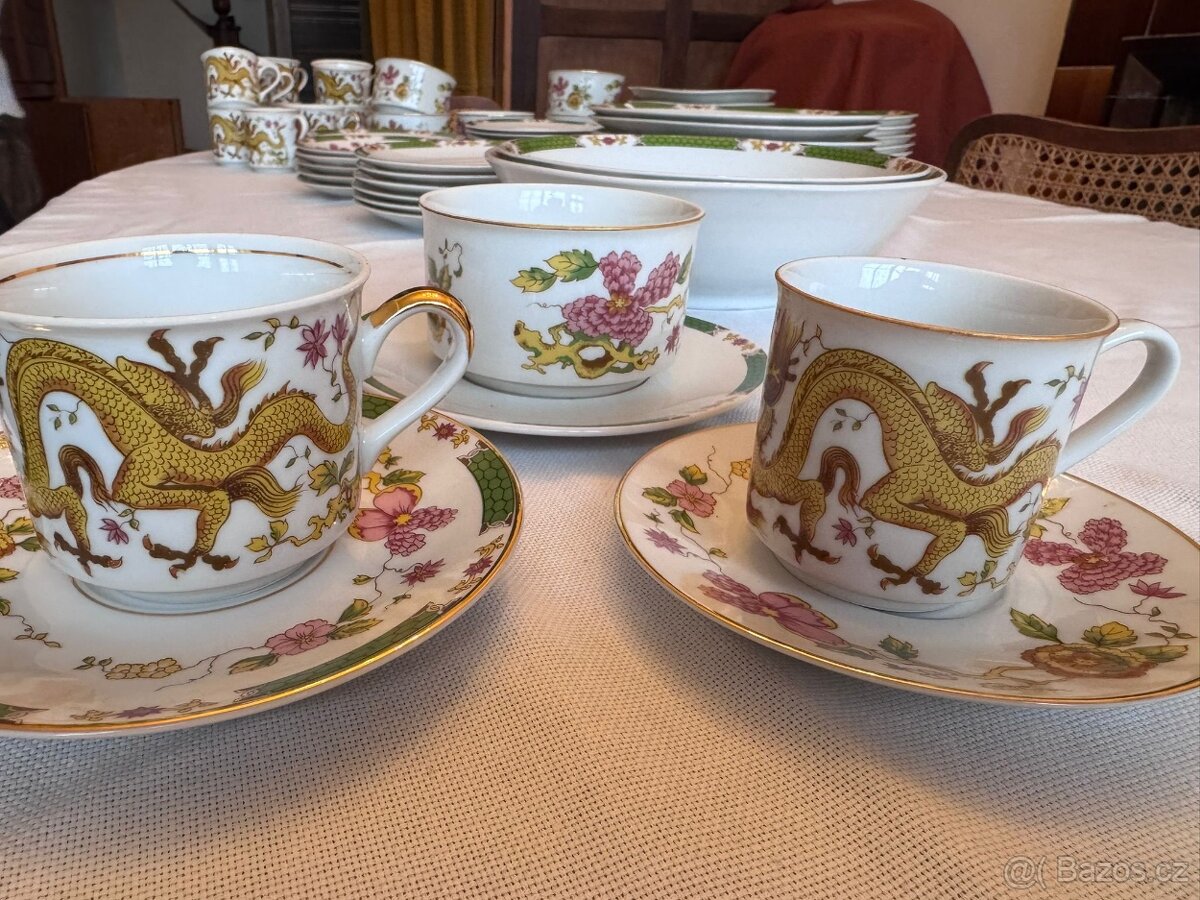 porcelánová souprava „Čínský drak“ - 2