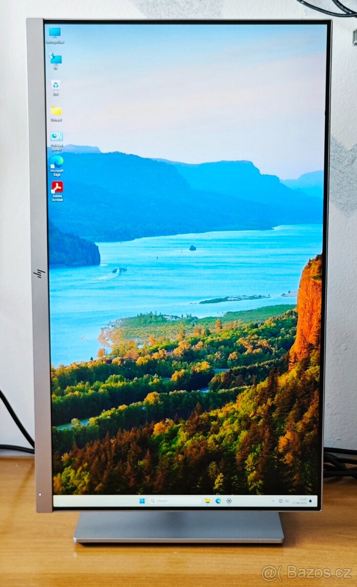 HP EliteDisplay 24" IPS, HDMI, DP, VGA, USB pivot - 2