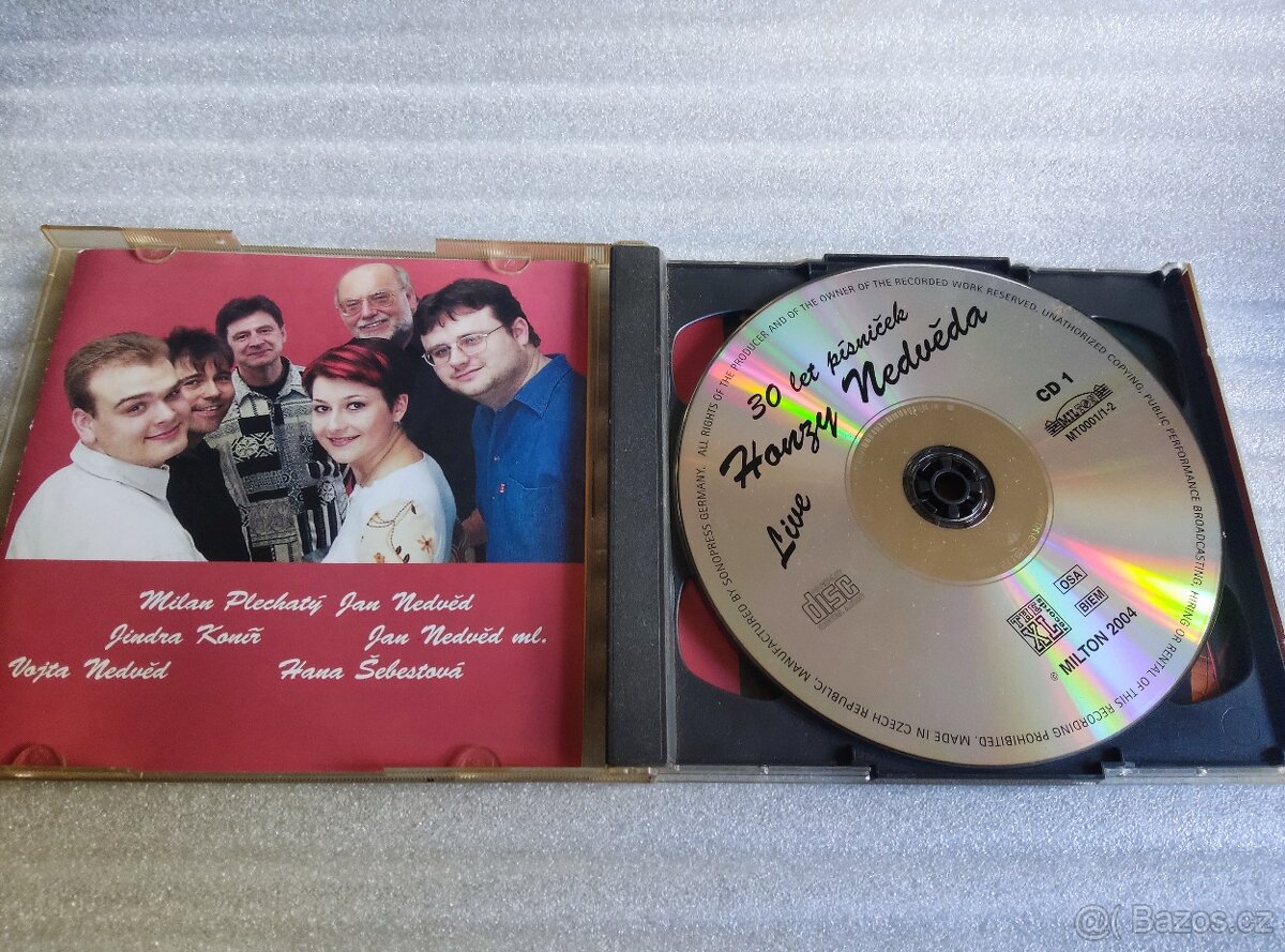 Cd - 2 cd Honza Nedvěd Live - 2