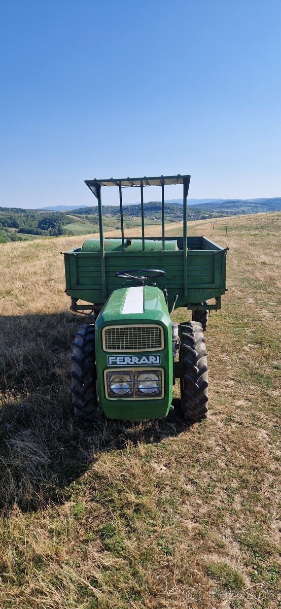 Predám taliansk malotraktor/motorobot 4x4 18,5hp+2×rotavator - 2