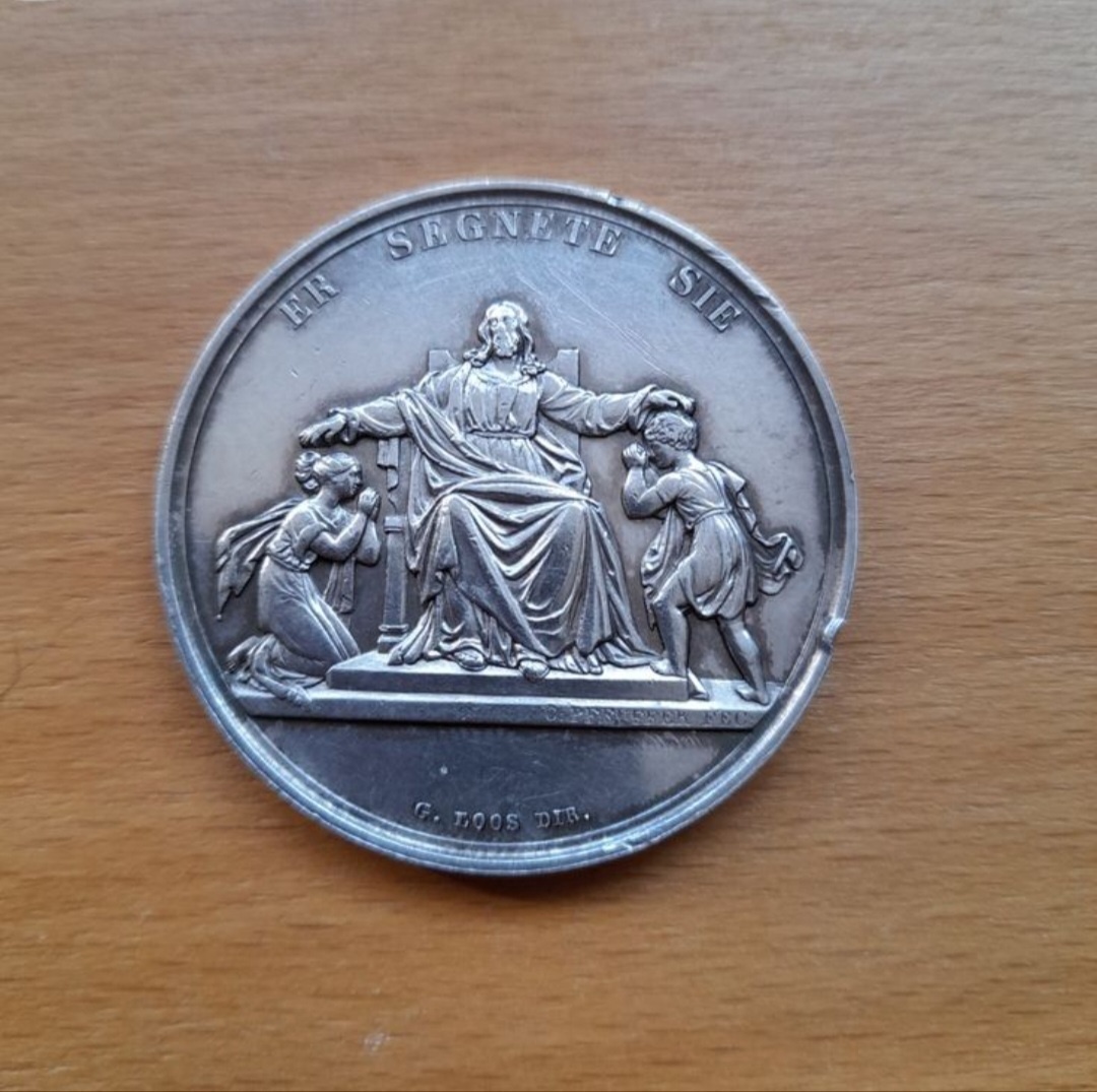 Stříbrná medaile Církevní 1850-1876 - 2