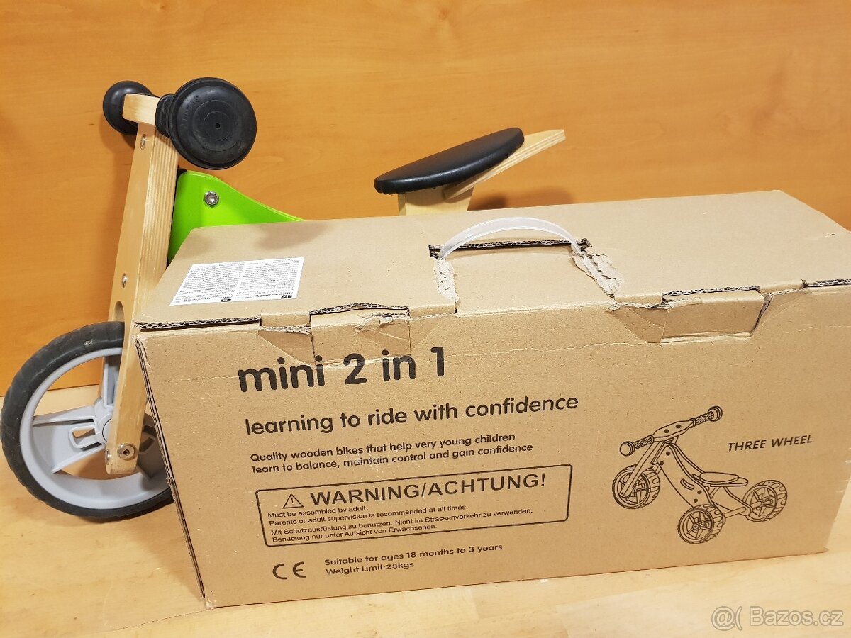 Odrážedlo Nicko 2v1 - 2