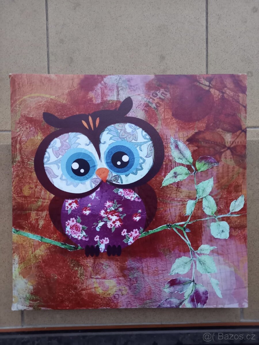 Obraz na plátně sovička - 2