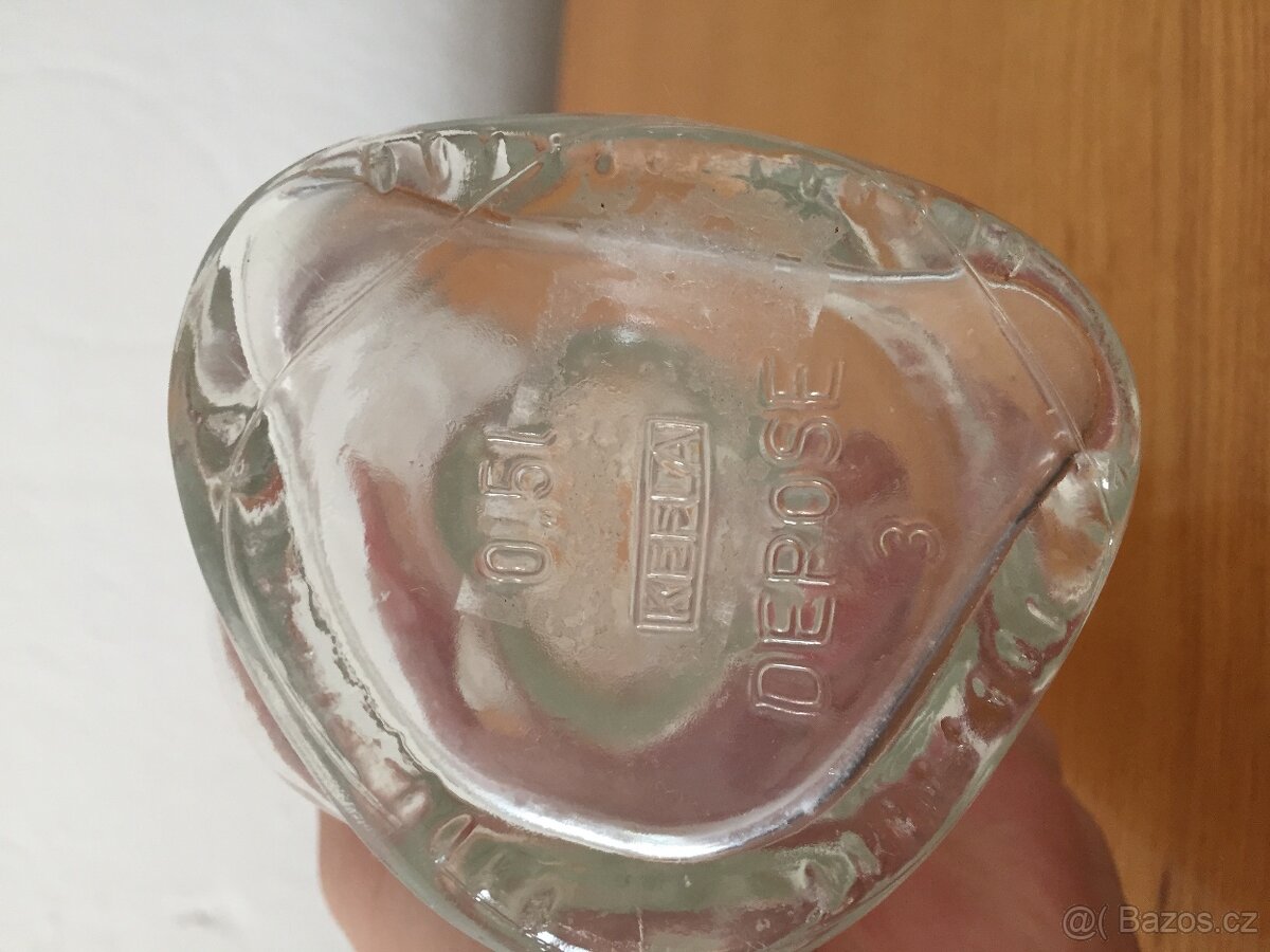 Stará skleněná láhev dvě osoby - 2