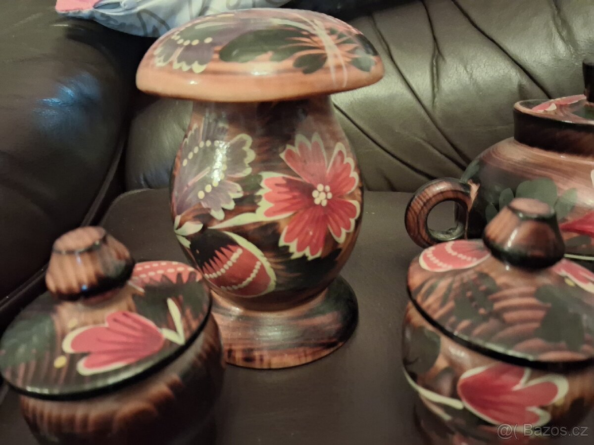 Dřevěná souprava ruční práce - 2