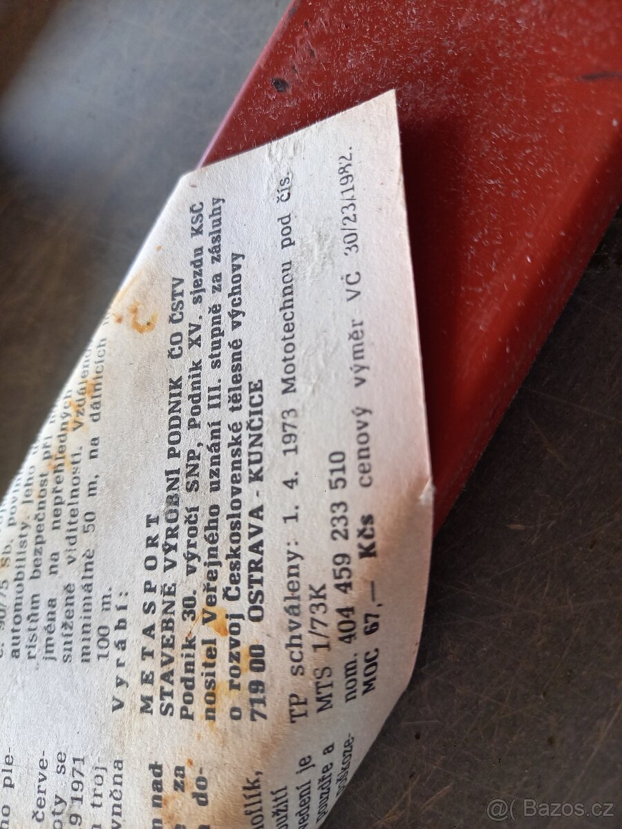 Výstražný trojúhelník do veterána - 2