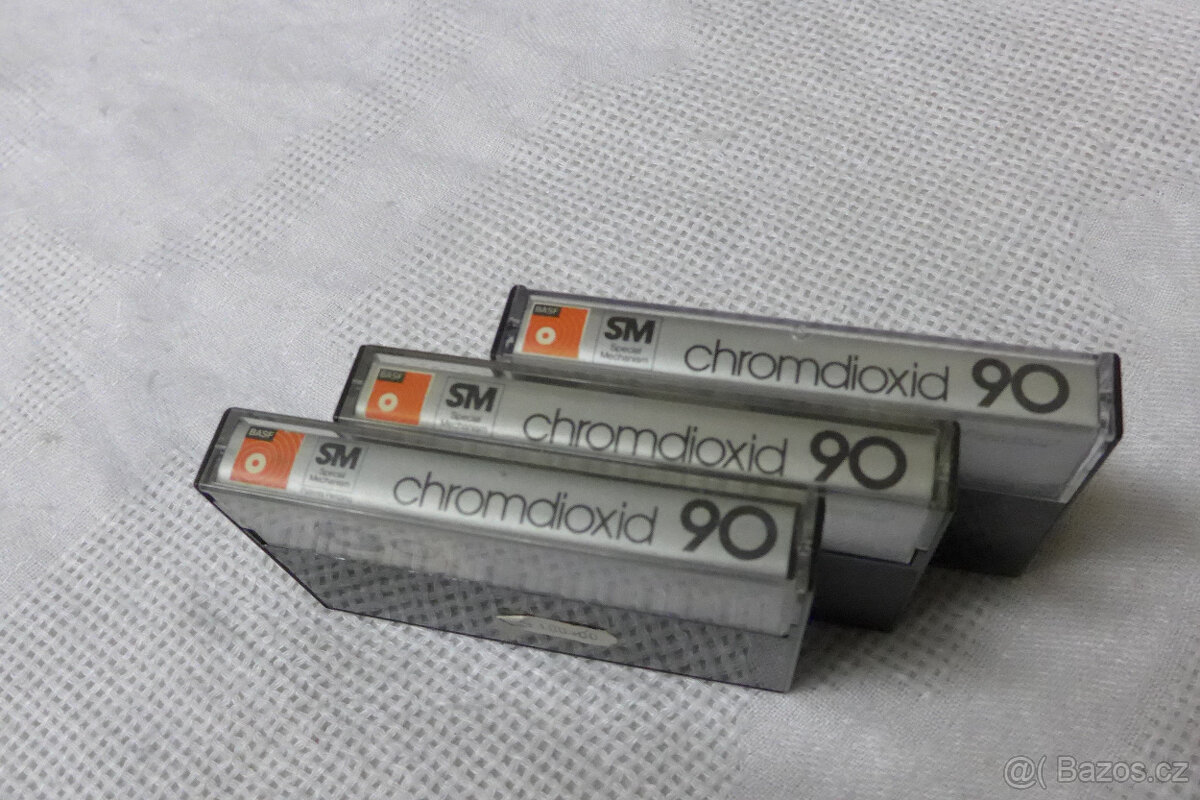 AudioKazety BASF Chromdioxid 90 3ks MC - 2