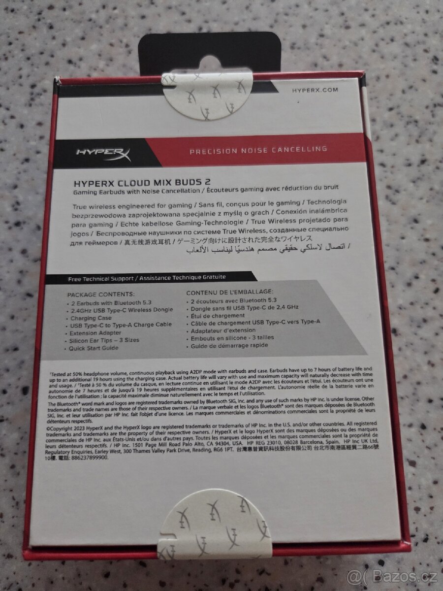 Prodám Bezdrátová sluchátka Hyper Cloud - 2