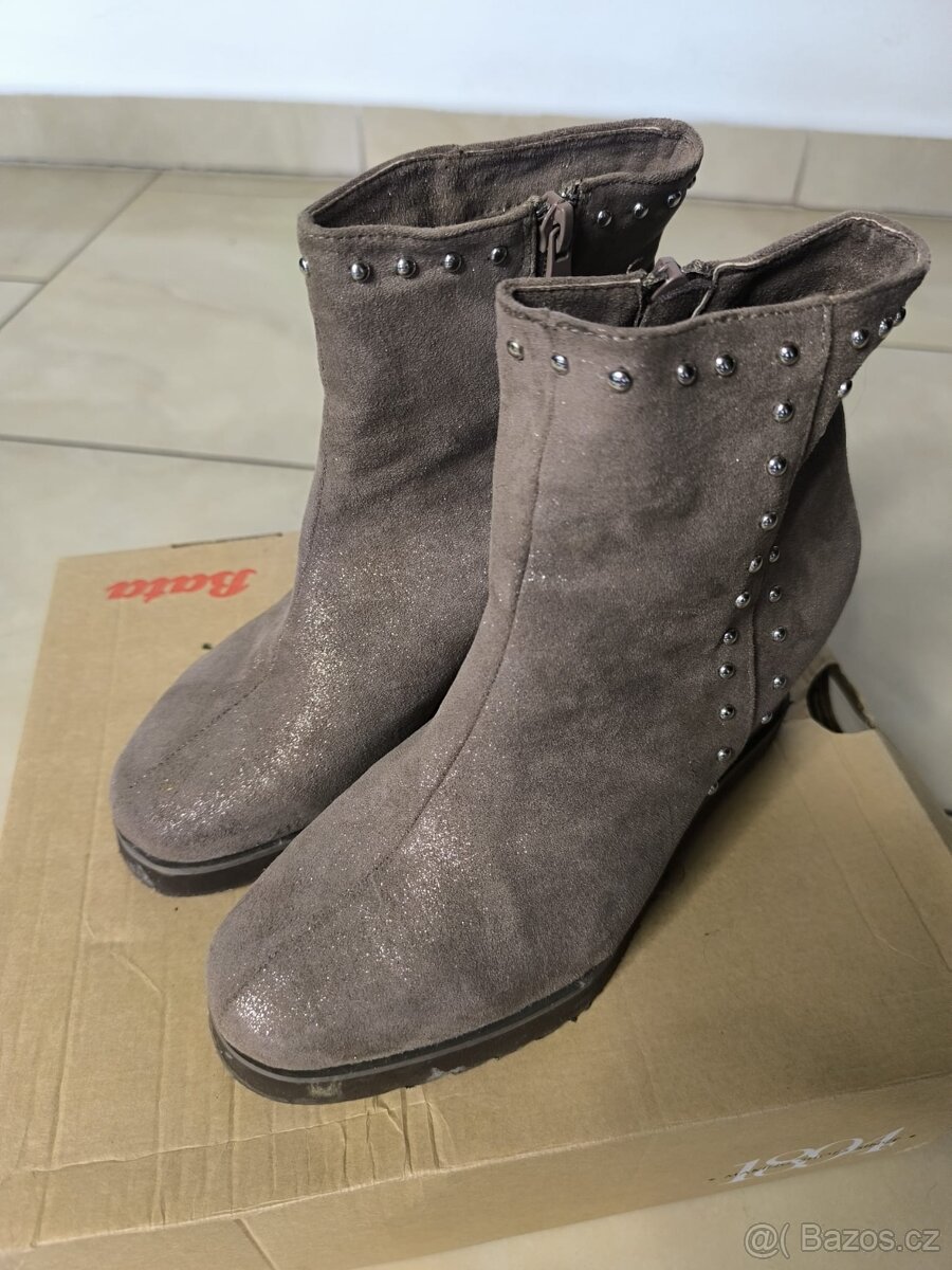 Boty na platformě - podzimní 37 - 2